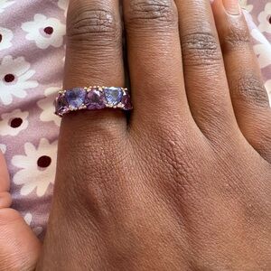 Elegant Purple Gemstone Ring
